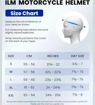 Casco Moto Talla XXL Blanco