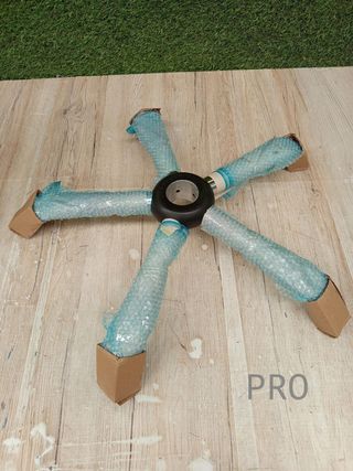 Silla de oficina giratoria (gris)