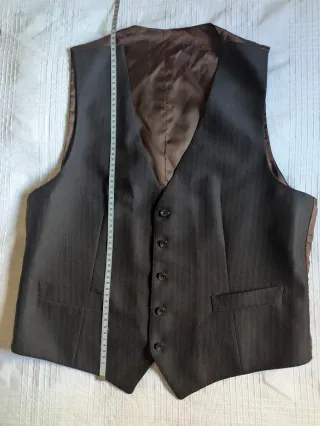 Chaleco antiguo de cinco botones