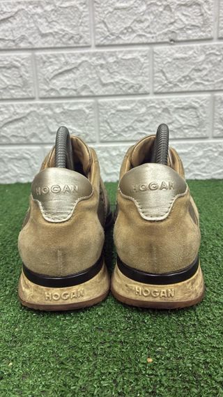 Hogan Donna Marrone Oro Sneakers