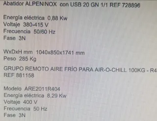 ABATIDOR INDUSTRIAL NUEVO ALPENINOX