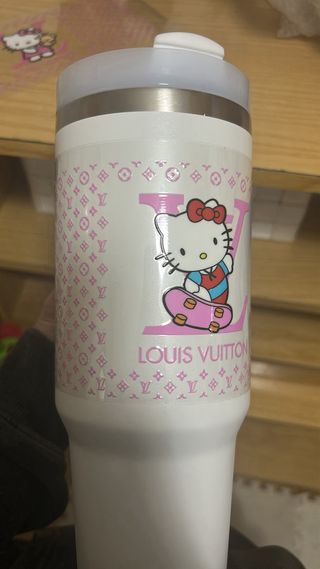 Vaso térmico 1.2L con asa y pajita personalizable