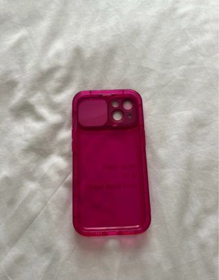 Funda iPhone 13 Transparente Rosa