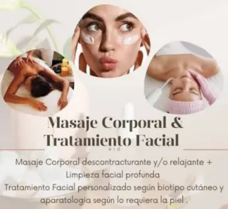 Masaje Corporal y Tratamiento Facial