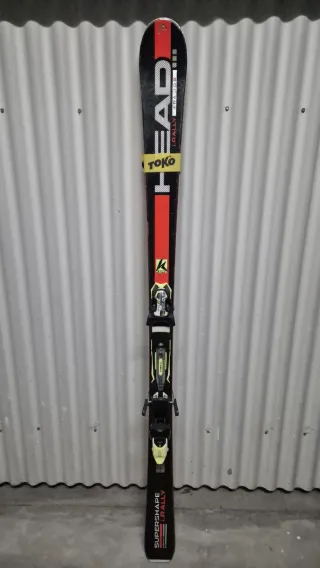 Esquís Head Supershape Rally 170cm y palos
