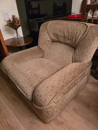 Butaca individual de tela