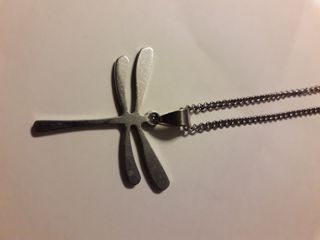 Collar Dije Libélula Acero Inoxidable