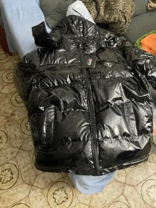 Chaqueton Negro Brillante