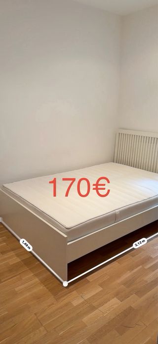 Estantería metálica blanca con cestas