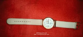 Reloj Fossil Mujer Beige/Dorado Nuevo