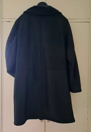 Chaquetón Piel Negro