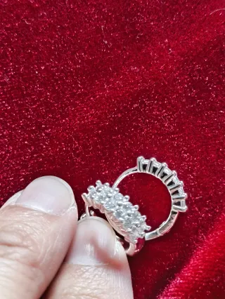 Pendientes de Plata con Cristales