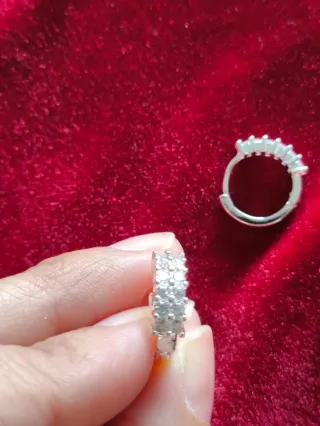 Pendientes de Plata con Cristales