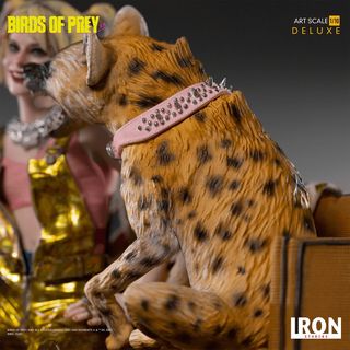 Estatua Harley Quinn & Hyena 1/10 Deluxe