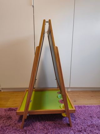 Pizarra extensible 74 - 126cm magnética Madera