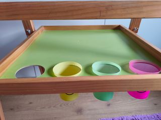 Pizarra extensible 74 - 126cm magnética Madera