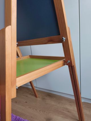 Pizarra extensible 74 - 126cm magnética Madera