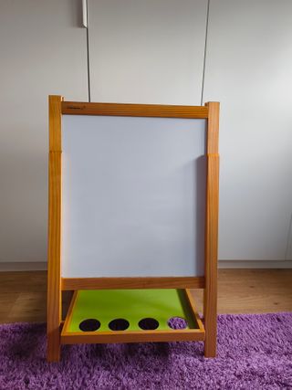 Pizarra extensible 74 - 126cm magnética Madera