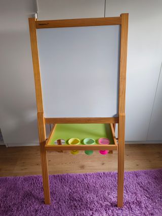 Pizarra extensible 74 - 126cm magnética Madera