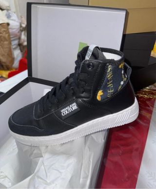 Botines Versace Jeans Couture Negros Multicolor