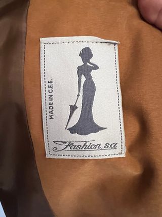 Abrigo Fashion SA Marrón Talla XL