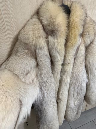 Pelliccia volpe bianca