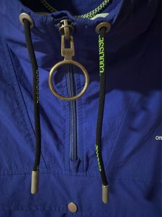 Felpa antivento Off-White blu