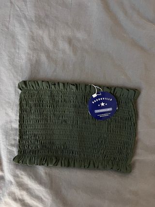 Top bandeau verde BROOKVILLE talla única