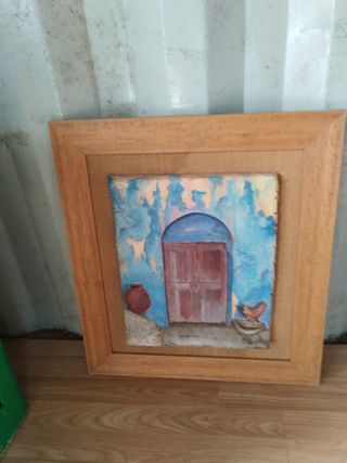Cuadro Decorativo Puerta Antigua