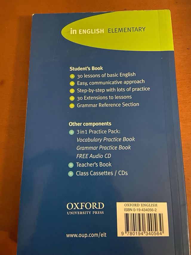 Libro In English Oxford