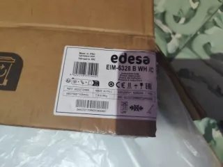 Placa de inducción blanca Edesa