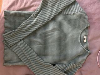 Camiseta Sfera rayas verde manga larga