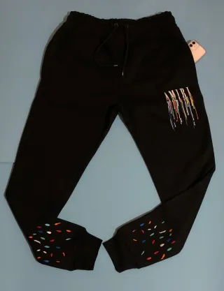 Tuta Amiri Uomo S Nero Multicolor