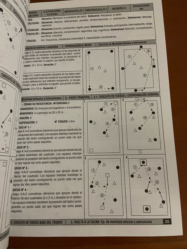 Futbol 120 Fichas de Entrenamientopara Alevines