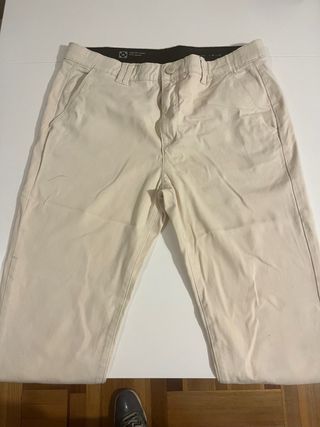 Pantalón Chino Lefties Beige Talla 42