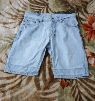 Pantalón vaquero corto azul claro de Hombre