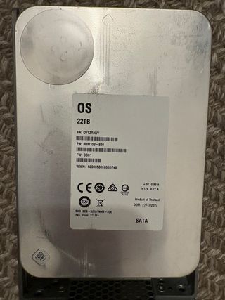 Disco Duro Seagate Exos 22TB SATA 3.5 Datacenter