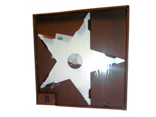 Estrella de papel blanca con luz IKEA (NUEVA)