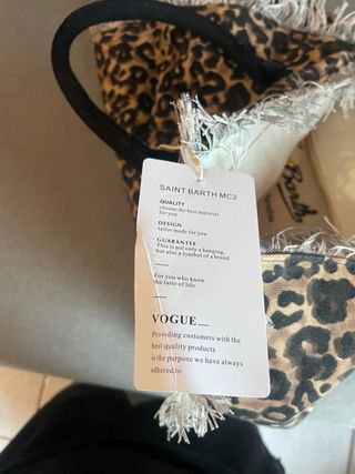 Borsa Saint Barth Leopardata Originale