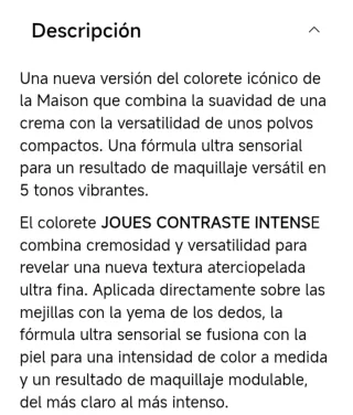 Chanel Joues Contraste - Grenat Profond