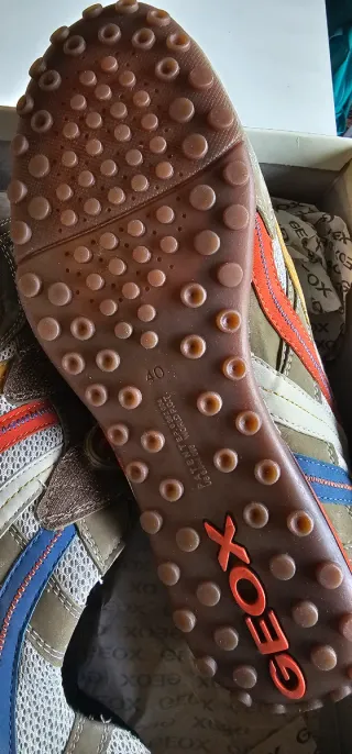 Geox Hombre Gris Multicolor