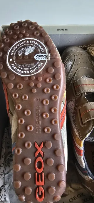 Geox Hombre Gris Multicolor