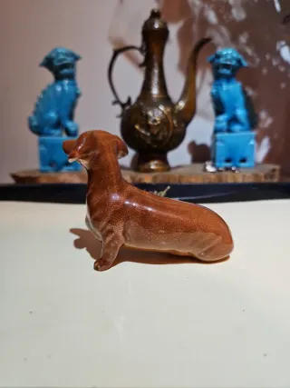 Figura Perro Salchicha Vintage Bestwick
