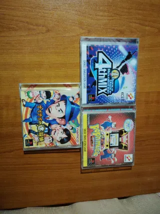 Lote 3 juegos PS1 Japoneses: Pop'n Music, 4th MIX,