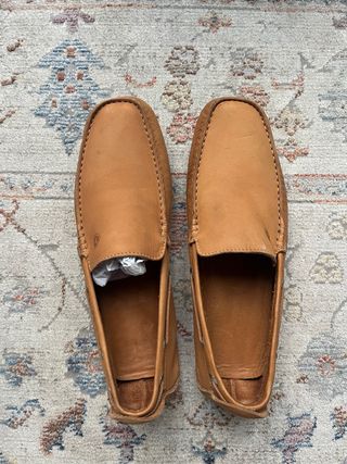 Zapatos Mercedes Cuero Marrón claro