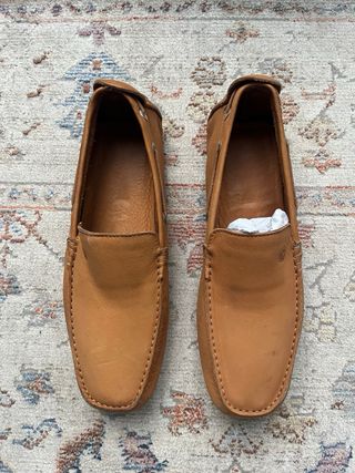 Zapatos Mercedes Cuero Marrón claro