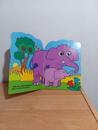 ANIMALES DE LA SELVA LIBRO INFANTIL 2-4 AÑOS.