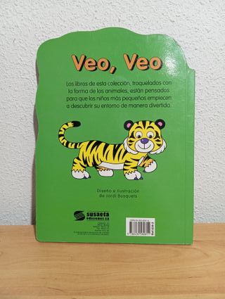 ANIMALES DE LA SELVA LIBRO INFANTIL 2-4 AÑOS.