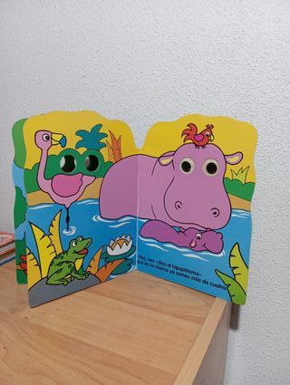ANIMALES DE LA SELVA LIBRO INFANTIL 2-4 AÑOS.