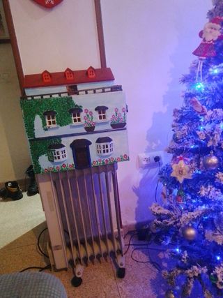 Casa de muñecas de madera.poner al gusto